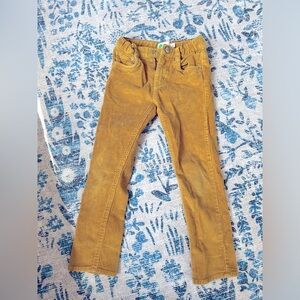 Boden boys size 5 stylish Mustard cords!